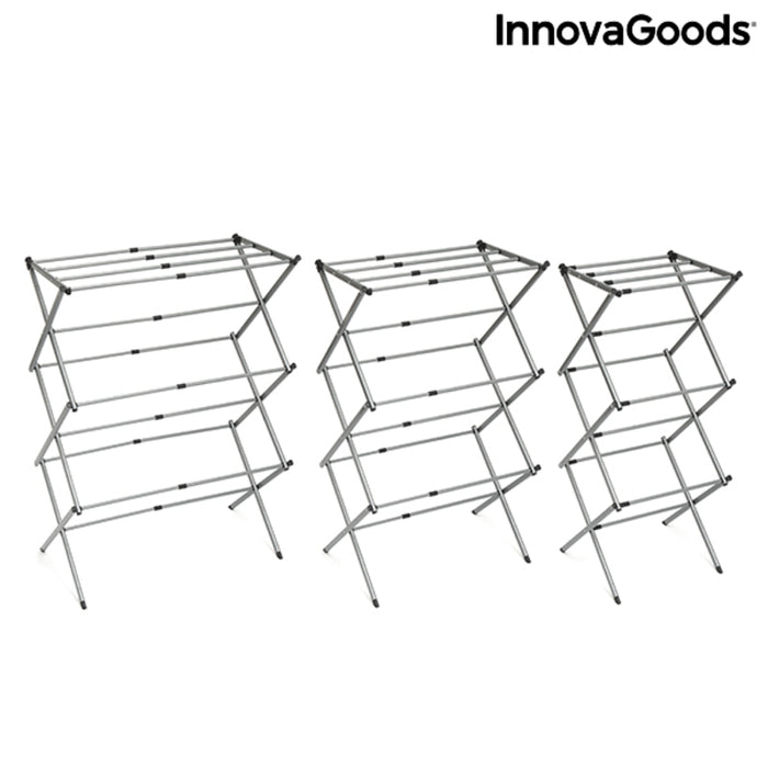 Folding and Extendable Metal Clothes Dryer with 3 Levels Cloxy InnovaGoods .. Iron (Refurbished B)