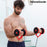 abdominal roller with rotating discs, elastic bands and exercise guide twabanarm innovagoods