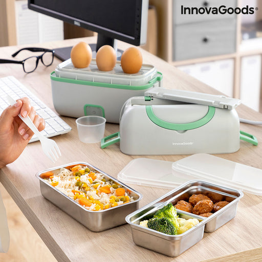 3-in-1 Electric Steamer Lunch Box with Recipes Beneam InnovaGoods (Refurbished A)