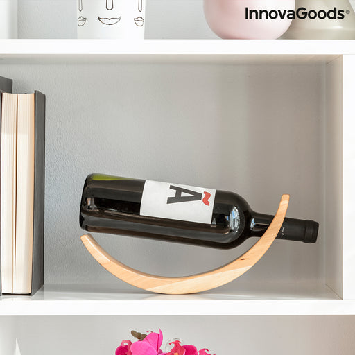 Floating Wooden Wine Bottle Holder Woolance InnovaGoods