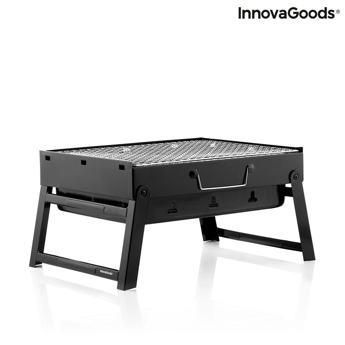 Folding Portable Barbecue for use with Charcoal BearBQ InnovaGoods