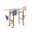 Folding Vertical Clothes Dryer with Wheels Dreeyl InnovaGoods 38 Bars