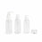 4-in-1 Travel Liquid Dispenser IDC Institute Transparent Plastic 4 Pieces Set