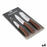 Knife Set Percutti Ceramic 3 Pieces (4 Units)