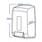 Soap Dispenser Ibiza White ABS (23,5 x 13 x 10 cm) (9 L)