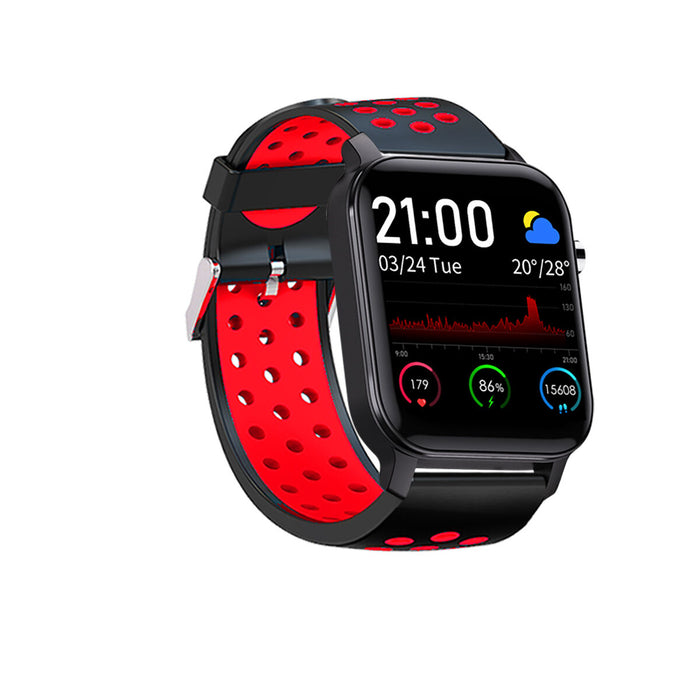 Smartwatch LEOTEC LESW55R 1,4" LCD 170 mah Red Black Green Negro, rojo