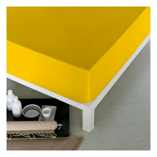 Fitted bottom sheet Naturals Mustard