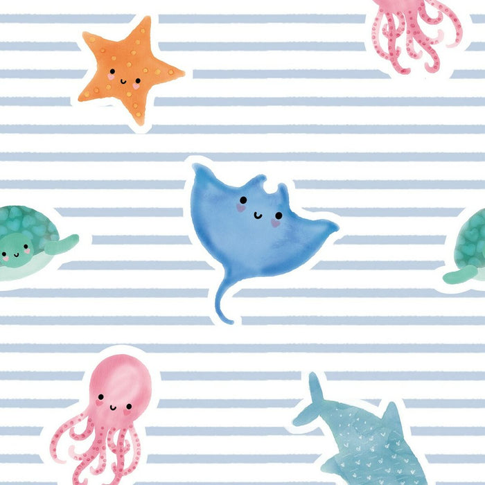 Nordic cover Cool Kids Ocean Single (180 x 220 cm)