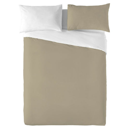 Nordic cover Naturals FUNDA NORDICA BICOLOR REVERSIBLE Reversible Beige White Single (150 x 220 cm)