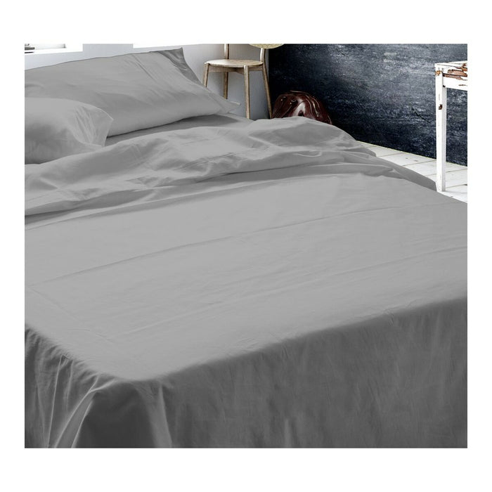 Top sheet Naturals Tencel Grey 160 x 270 cm (Single)
