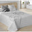 Bedspread (quilt) Naturals Bouti White