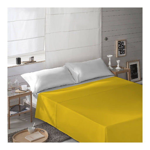 Top sheet Naturals Mustard 160 x 270 cm (Single)