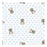 Cot Flat Sheet Cool Kids Tere 120 x 180 cm (80cm cot)