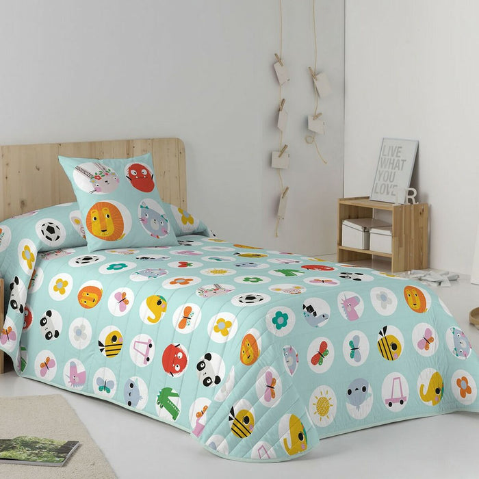 Bedspread (quilt) Lemon Ribbon Points 180 x 260 cm