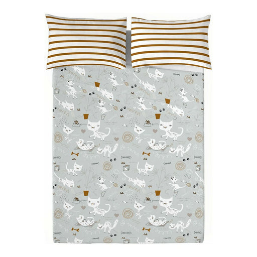 Top sheet Panzup Gatos 3 160 x 270 cm (Single)