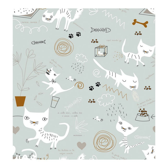 Top sheet Panzup Gatos 3 180 x 270 cm