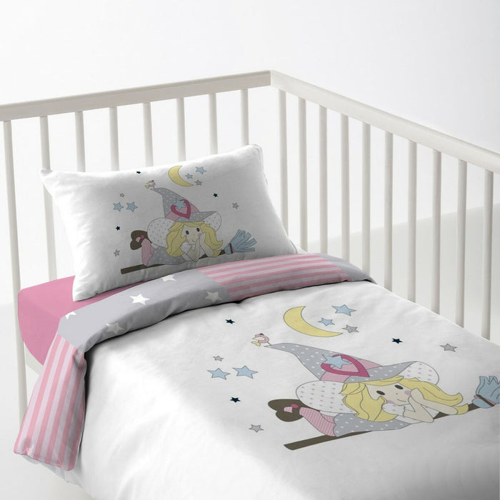 Cot Quilt Cover Cool Kids Witch 100 x 120 + 20 cm 60cm cot