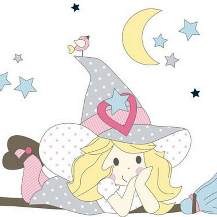 Cot Quilt Cover Cool Kids Witch 100 x 120 + 20 cm 60cm cot