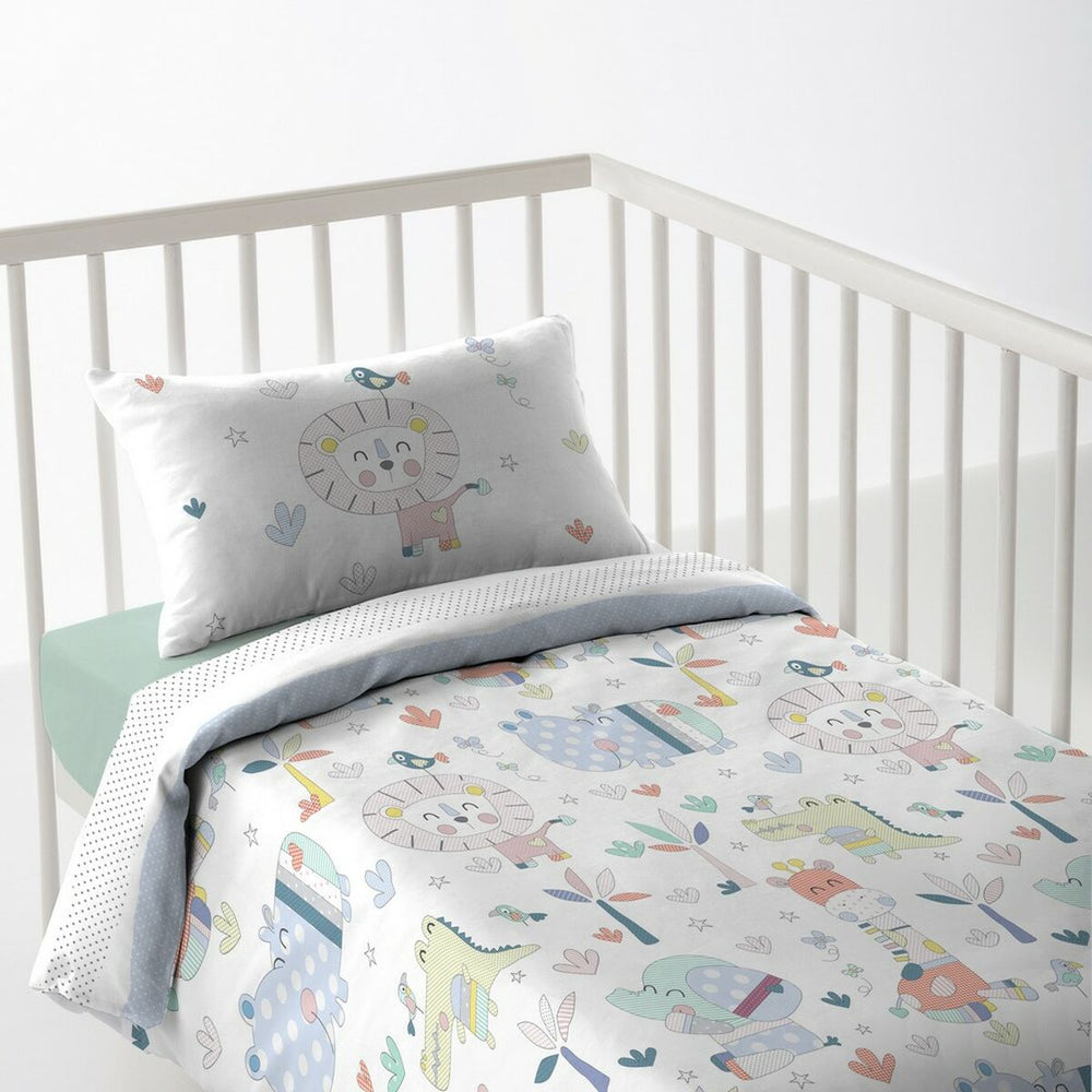 Cot Quilt Cover Cool Kids Jungle 115 x 145 + 20 cm 80cm cot