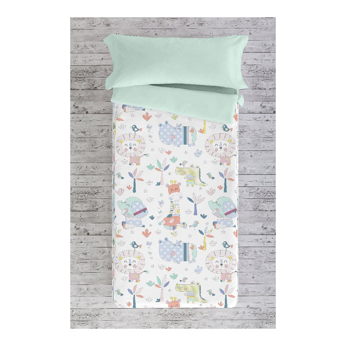 Quilted Zipper Bedding Cool Kids Jungle (Single) (105 x 190/200 cm)