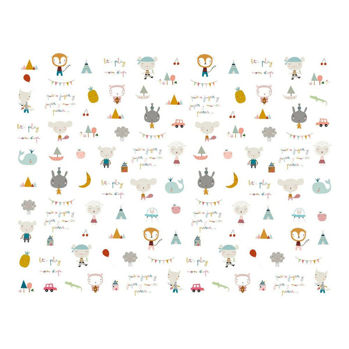 Cot Flat Sheet Haciendo el Indio Play 100 x 130 cm