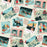 Bedspread (quilt) Cool Kids Postcards 200 x 260 cm