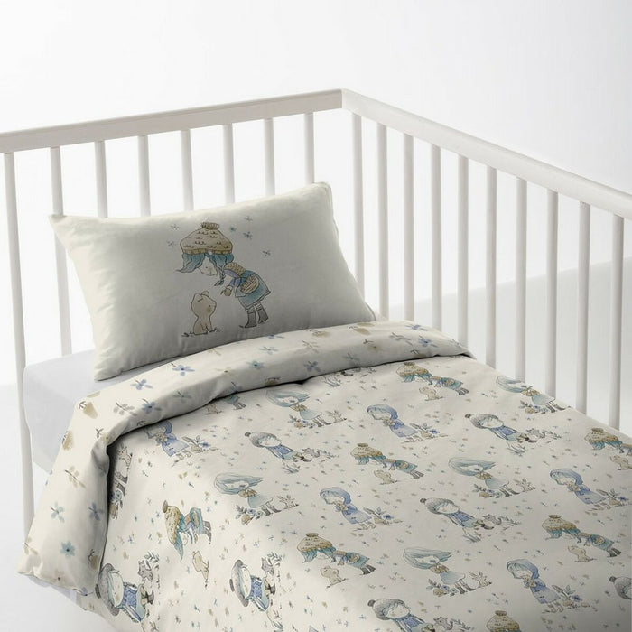 Cot Quilt Cover Cool Kids Dery Reversible 100 x 120 + 20 cm 60cm cot