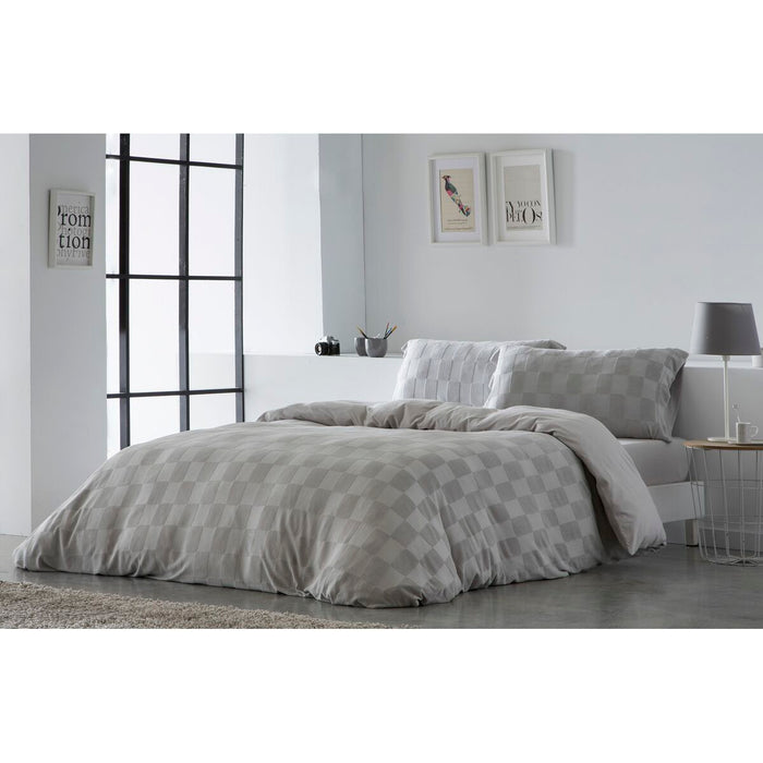 Nordic cover Naturals ELBA Light grey Double (220 x 220 cm)