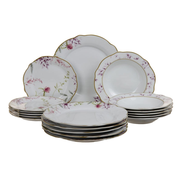 Tableware Porcelain 18 Pieces