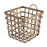 Set of Baskets 42 x 42 x 37 cm Natural Bamboo (3 Pieces)