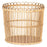 Set of Baskets 36 x 36 x 31 cm Natural Rattan (3 Pieces)