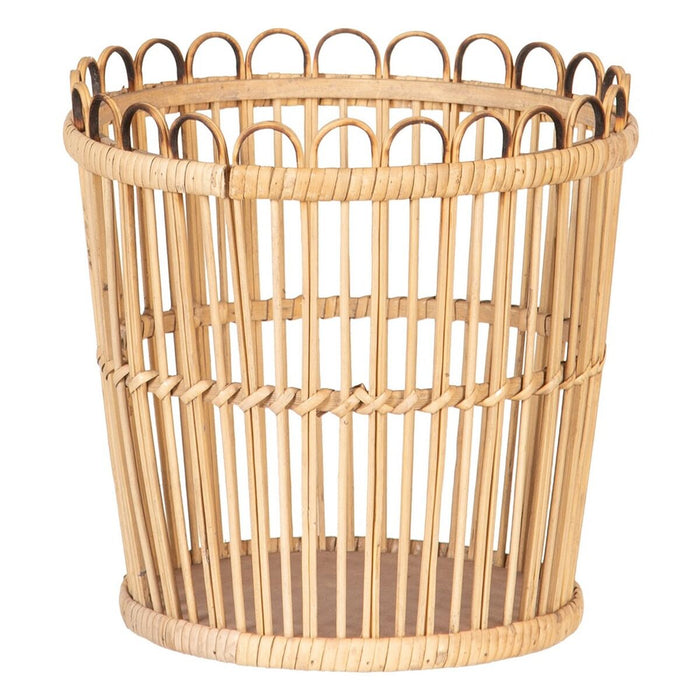 Set of Baskets 36 x 36 x 31 cm Natural Rattan (3 Pieces)