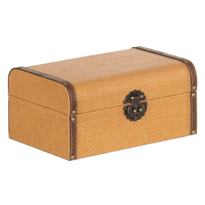 Set of Chests 45 x 30 x 22 cm Rattan DMF (3 Pieces)