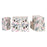 Set of Chests 34,5 x 24,5 x 14 cm Canvas DMF (2 Pieces)