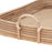 Snack tray 64,5 x 42 x 11 cm Natural Rattan 3 Pieces