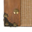 Set of Chests 45 x 30 x 29 cm Synthetic Fabric Wood (2 Pieces)