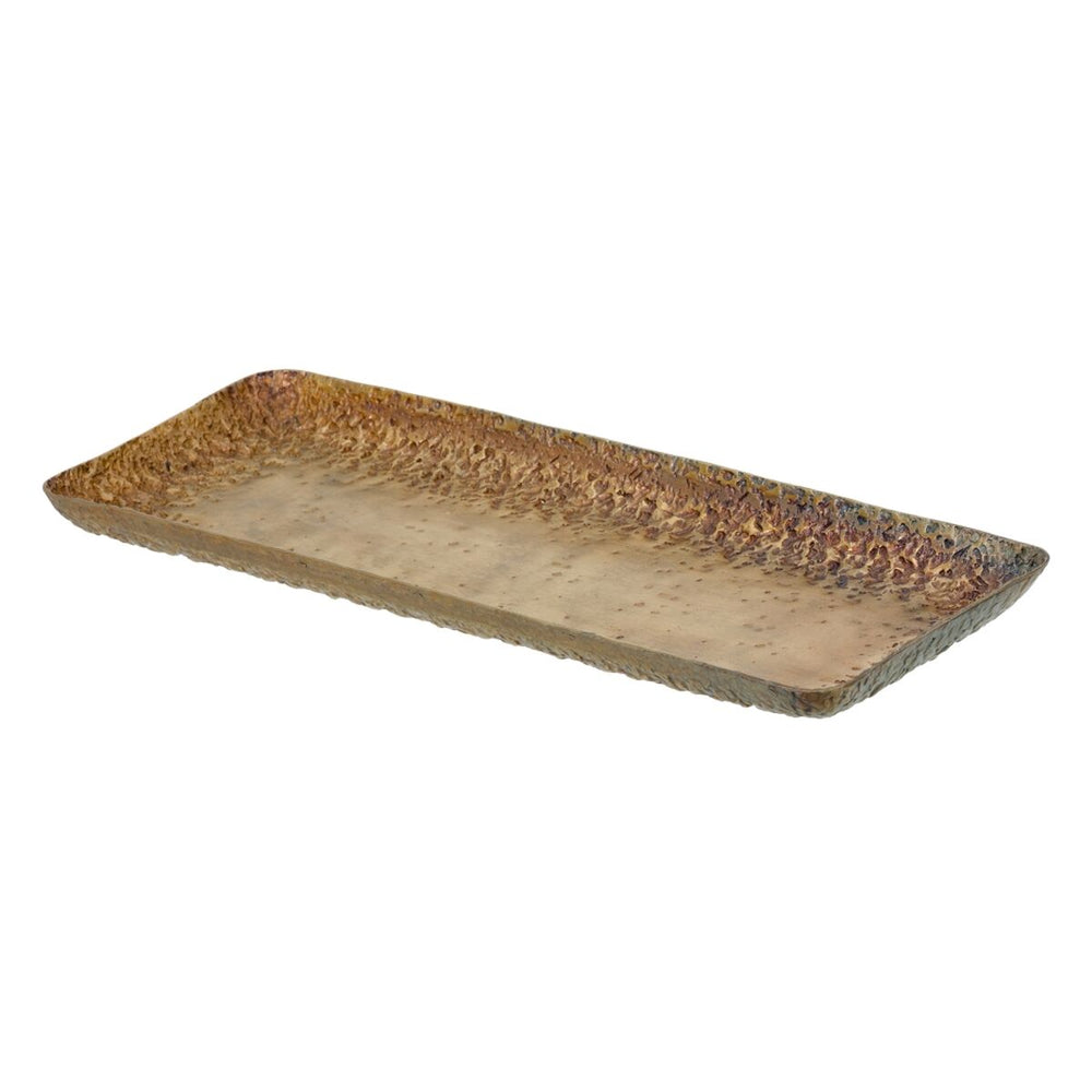 Snack tray 41 x 16 x 3 cm Aluminium Bronze