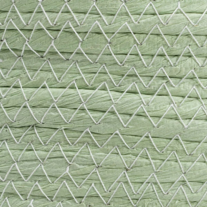 Set of Baskets Rope 20 x 20 x 27 cm Light Green (3 Pieces)