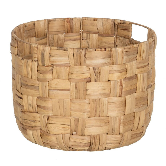 Set of Baskets Beige Natural Fibre 38 x 38 x 28 cm (3 Units)