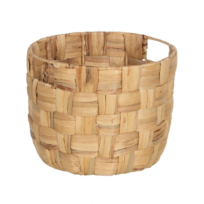 Set of Baskets Beige Natural Fibre 38 x 38 x 28 cm (3 Units)