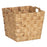 Set of Baskets Beige Natural Fibre 40 x 40 x 35 cm (3 Units)