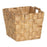 Set of Baskets Beige Natural Fibre 40 x 40 x 35 cm (3 Units)