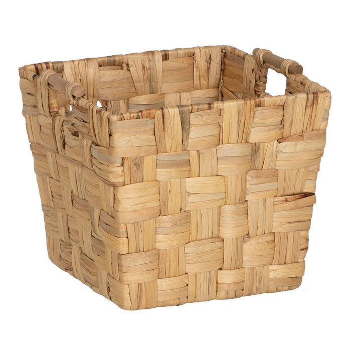 Set of Baskets Beige Natural Fibre 40 x 40 x 35 cm (3 Units)