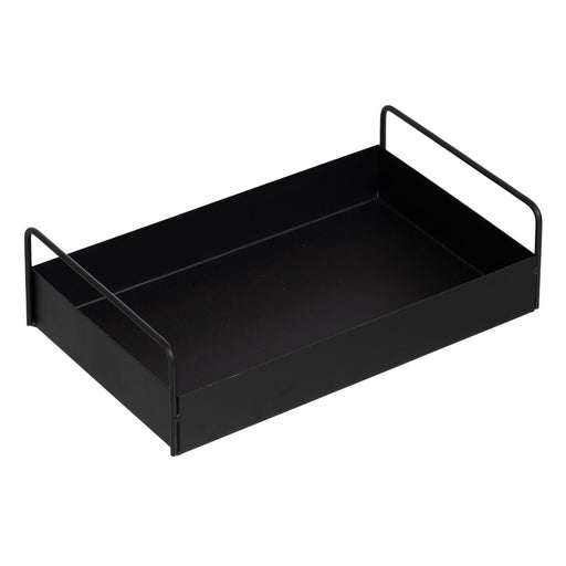 Tray Black Iron 33 x 20 x 9 cm