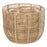 Set of Baskets Natural Resin 35 x 35 x 29 cm (3 Pieces)