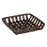 Basket set Brown Wood 52 x 52 x 11,5 cm (3 Units)