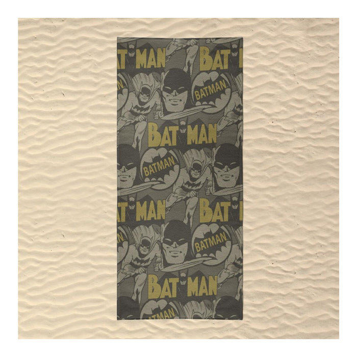 beach towel batman multicolour (90 x 180 cm)