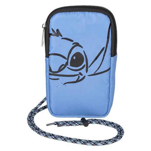 Mobile phone bag Stitch Blue 10,5 x 18 x 1 cm