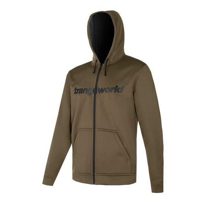 Men's Sports Jacket Trangoworld Ripon Brown With hood