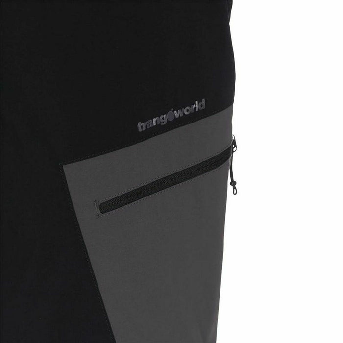 Sports Shorts Trangoworld Laruns Black Moutain Multicolour